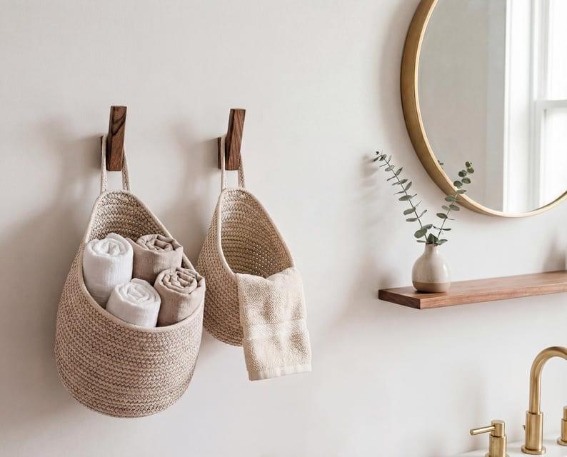 Handcrafted Wooden Wall Hook  Minimalist Entryway & Home Decor